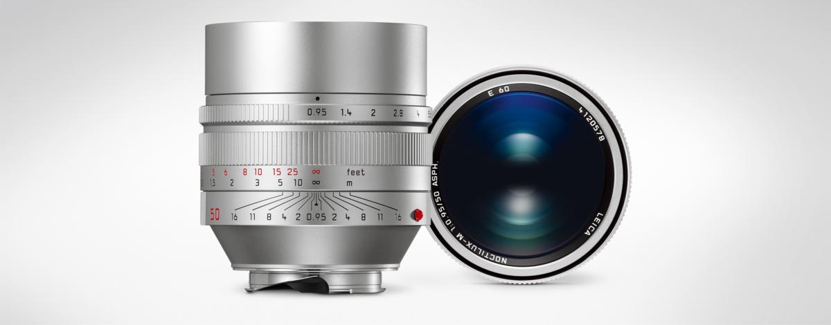 Leica Optique M LEICA NOCTILUX-M 50mm f/0.95 ASPH. Anodise Argent
