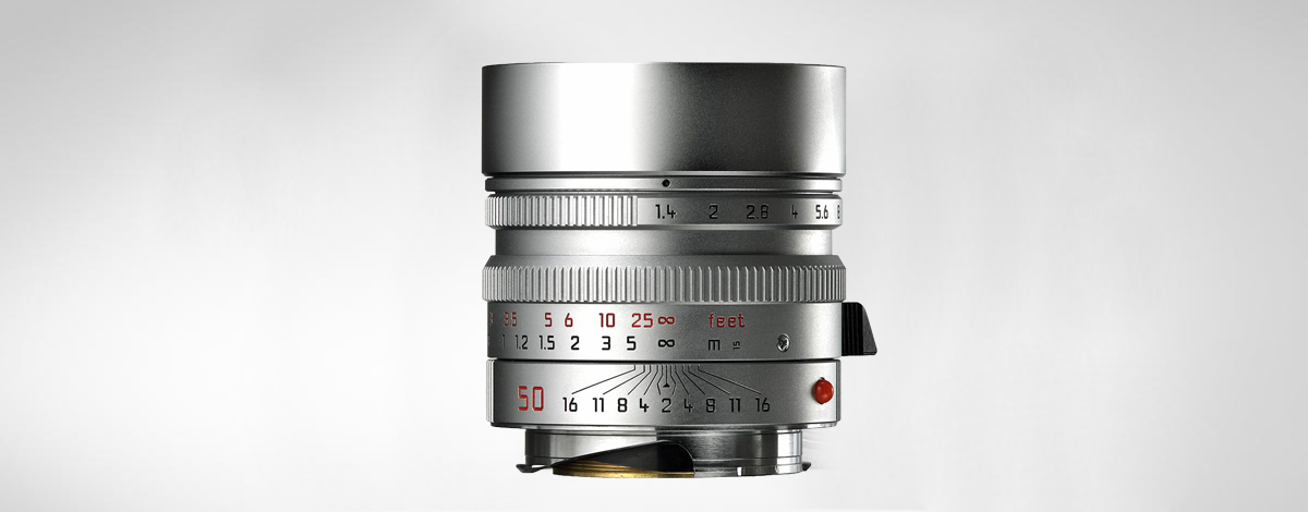Leica Optique M LEICA SUMMILUX-M 50mm f/1.4 ASPH. Chrome Argent