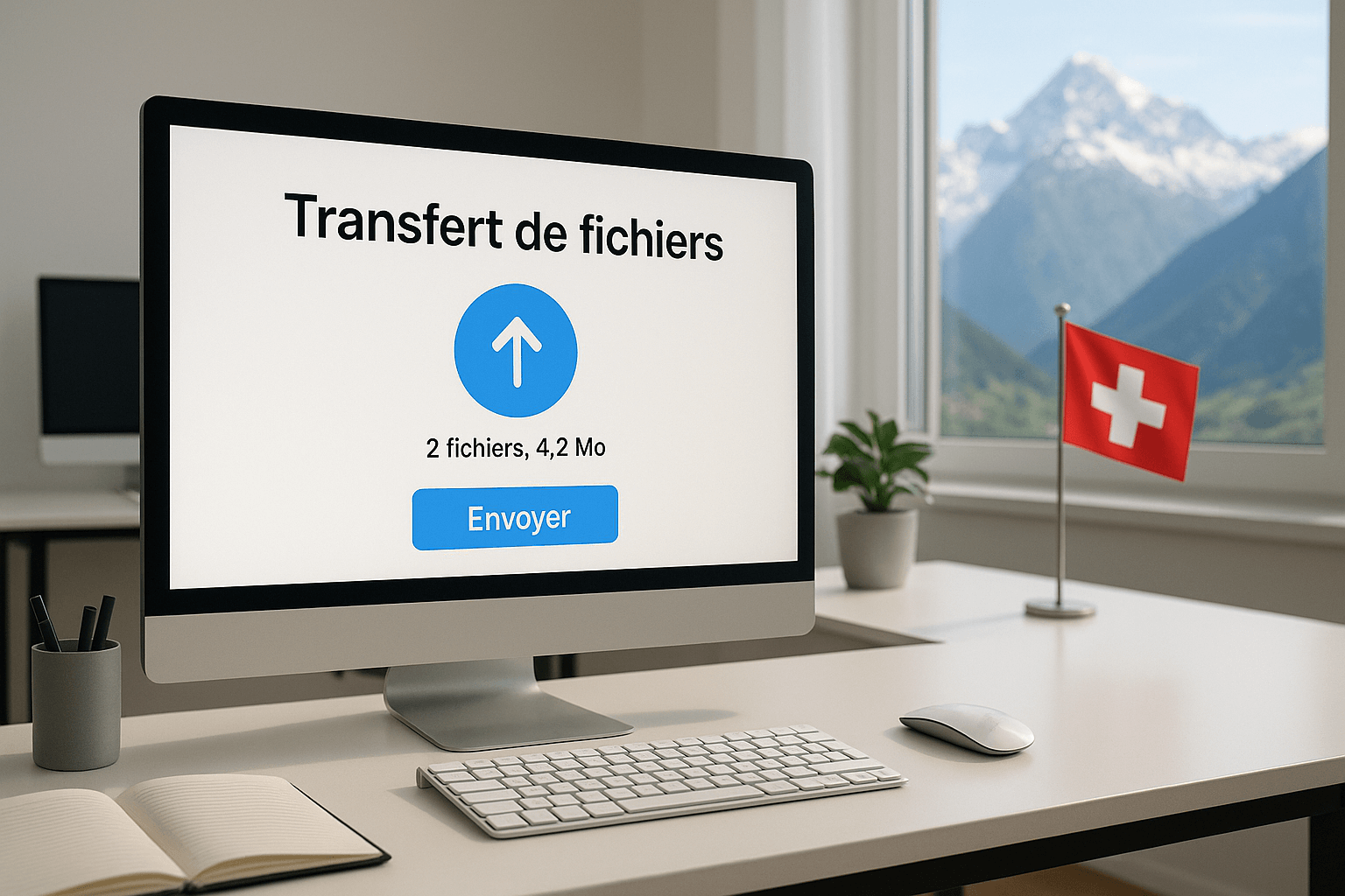 COMMENT UTILISER SWISS TRANSFER visual data 5